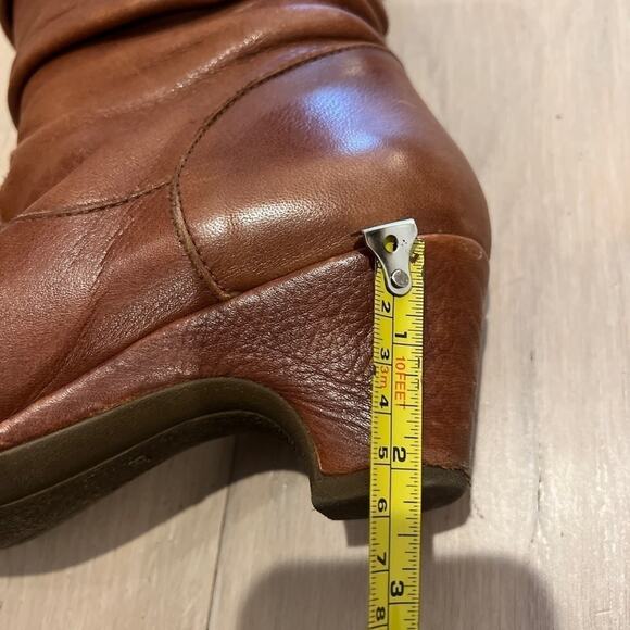 WEB Shoemakers by Eric Michael Brown Leather Slouchy Knee Boots EU 38 US 7.5‌‌‍‍ - Picture 12 of 12